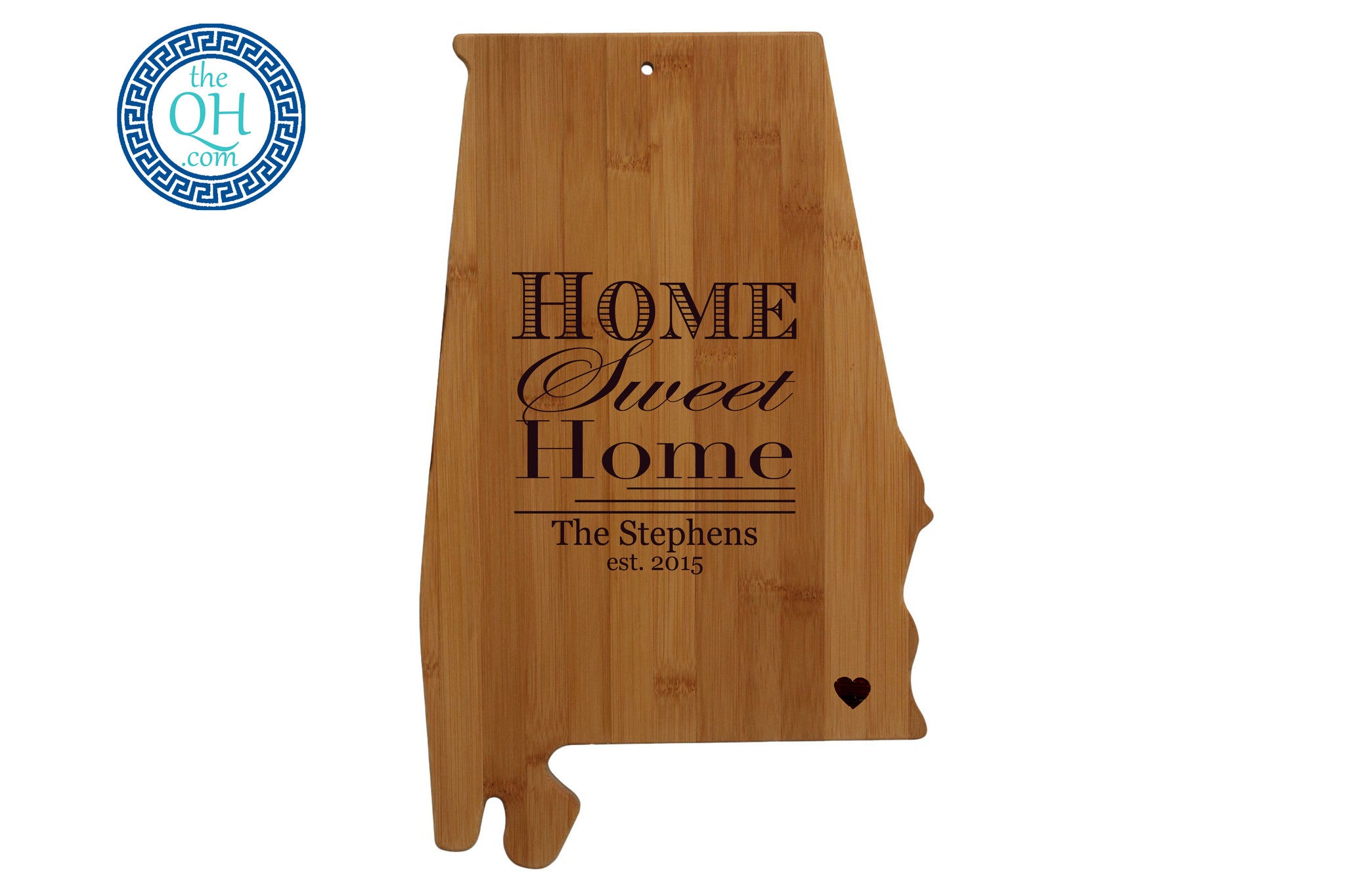 Alabama Shaped Cutting Board Serving Tray Gift