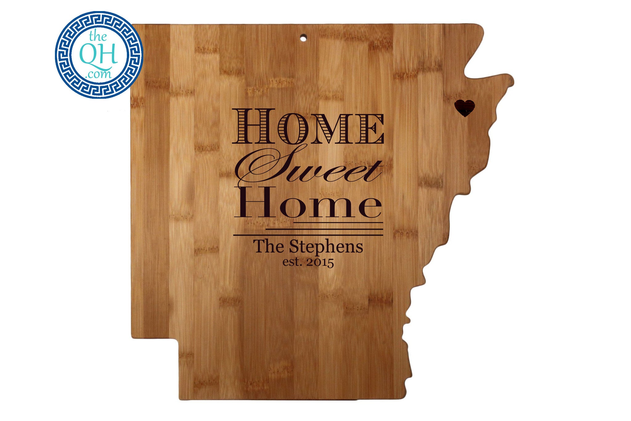 Arkansas Shaped Cutting Board Serving Tray Gift