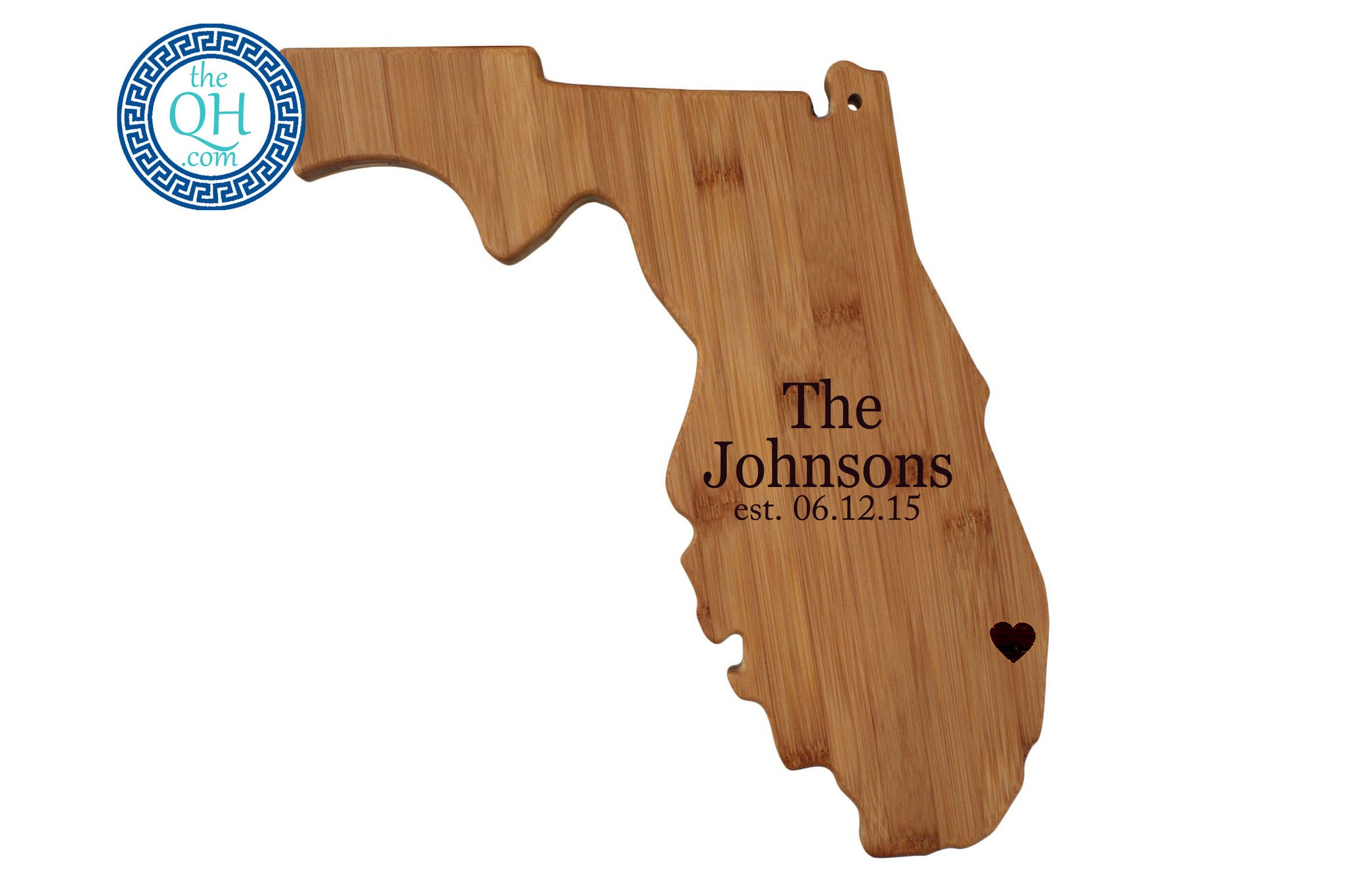 Florida Shaped Cutting Board Serving Tray Gift