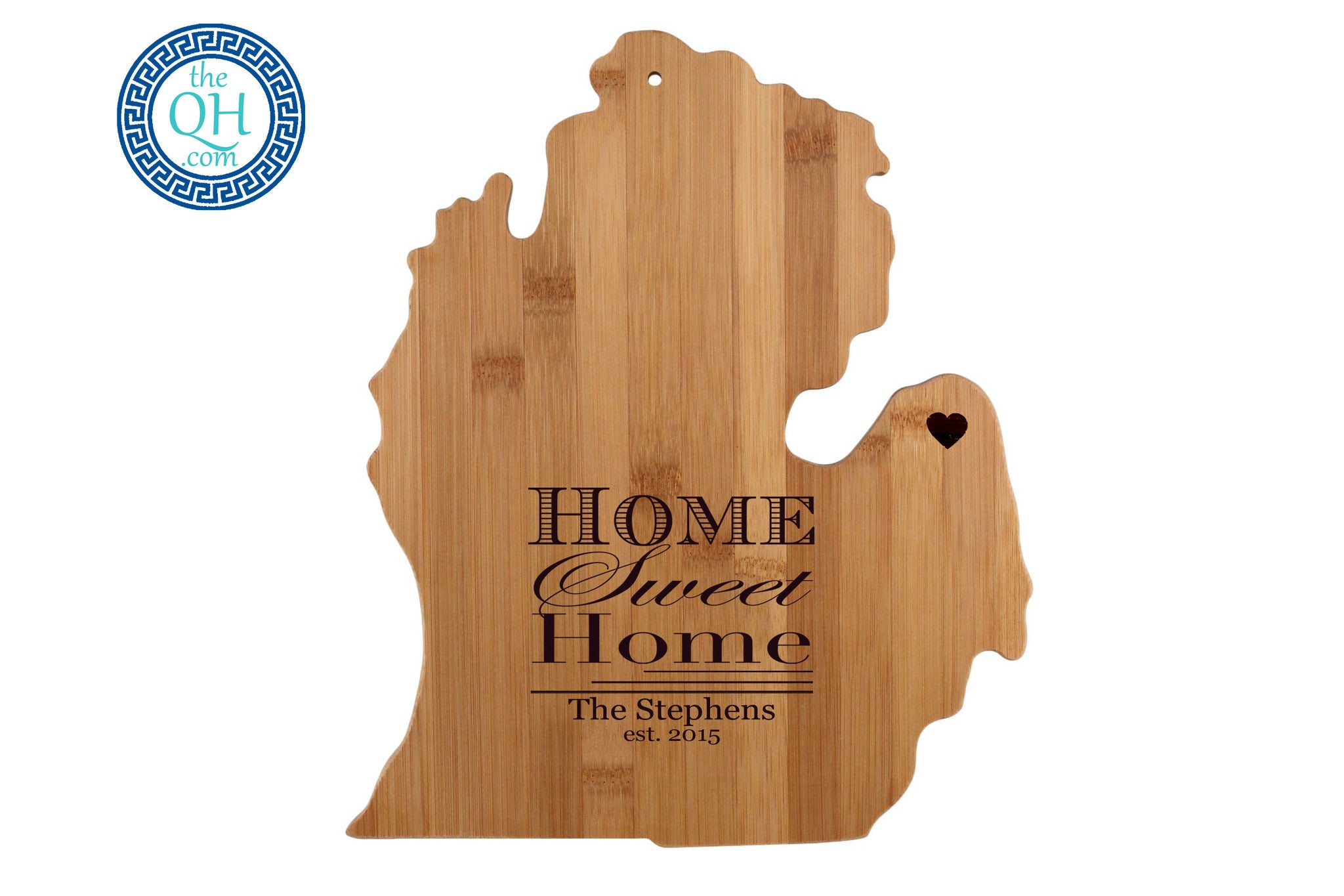 Michigan Shaped Cutting Board Serving Tray Gift
