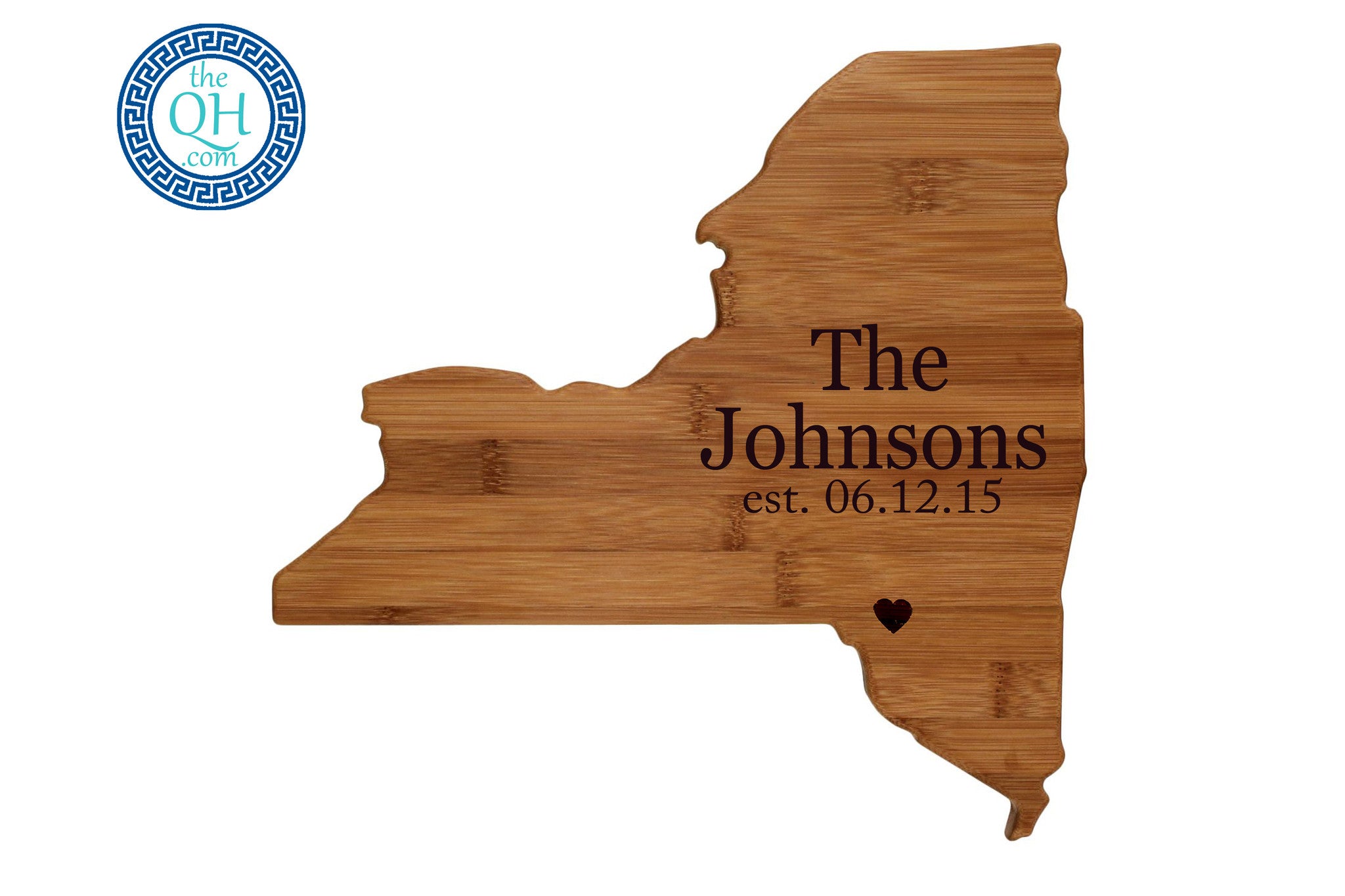 New York Shaped Cutting Board Serving Tray Gift
