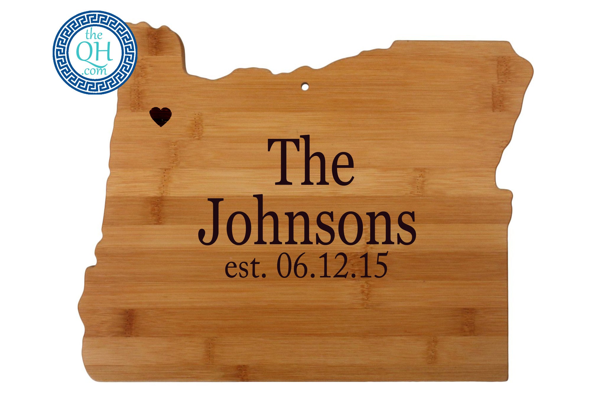 Oregon Shaped Cutting Board Serving Tray Gift
