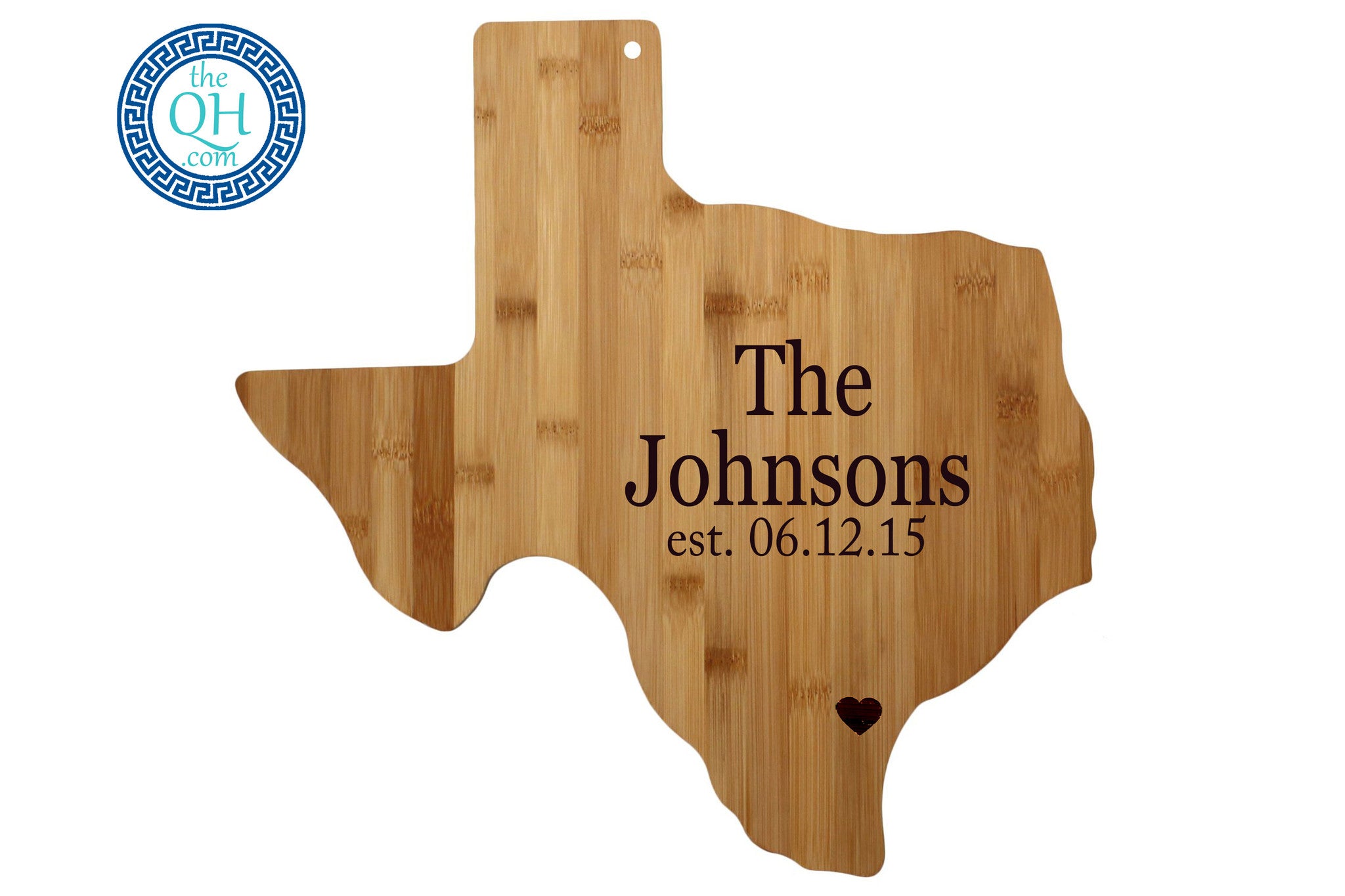 Texas Shaped Cutting Board Serving Tray Gift
