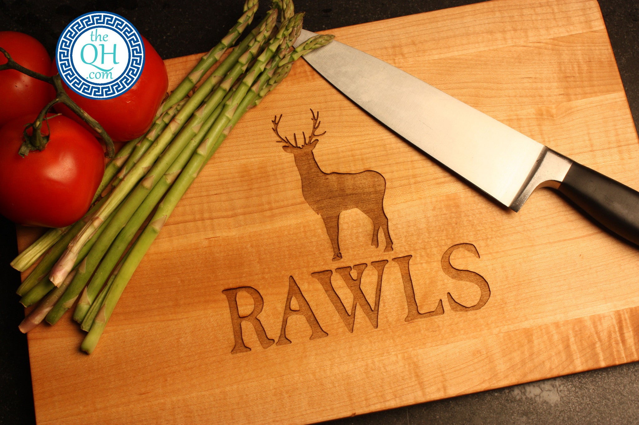 Hunting Stag Personalized Cutting Board Guy Griller Hunter Gift