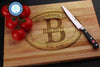 Personalized Cutting Board Handle | BOOS Maple Cherry Walnut